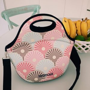 Lancheira neoprene flor