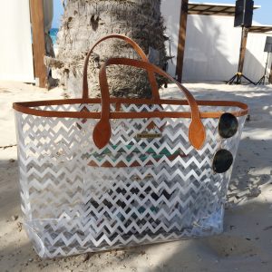 Bolsa cristal branca