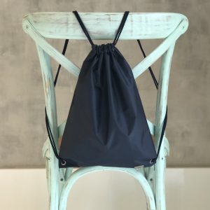 Mochila saco com plaquinha