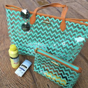 Bolsa cristal verde
