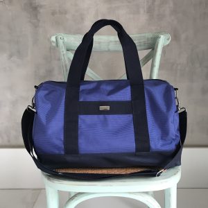 Mala de mão nylon azul