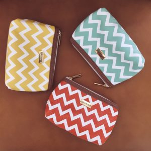 Mini necessaire básica chevron