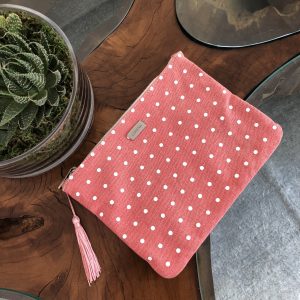Necessaire lona com silk